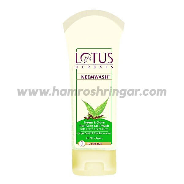 Lotus Herbals Neemwash Neem and Clove UltraPurifying Face Wash with