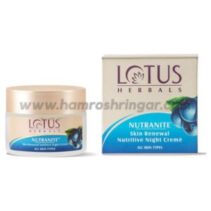 Lotus Herbals Nutranite Skin Renewal Nutritive Night Crème - 50 gm