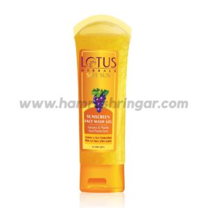 Lotus Herbals Safe Sun Sunscreen Face Wash Gel - 80 gm