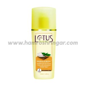 Lotus Herbals Sandalscreen+ Sandalwood Sun Screen Lotion with Moisturiser - 170 ml