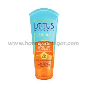 Lotus Herbals Safe Sun Sport Super Stay S.P.F 70 PA +++ (40 gm)
