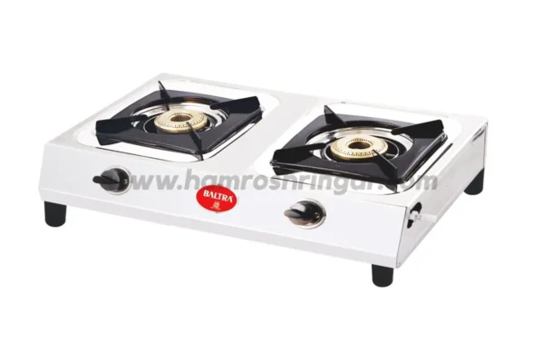Baltra Flavour – BGS 114 Gas Stove – 2 Burner Stainless Steel Body