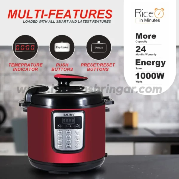 Baltra Swift - BEP 201 Electric Pressure Cooker - Multi Features
