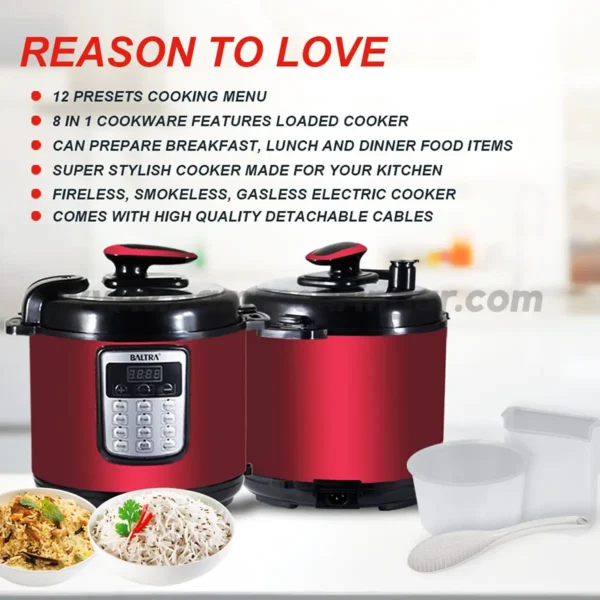 Baltra Swift - BEP 201 Electric Pressure Cooker - Reason to Love