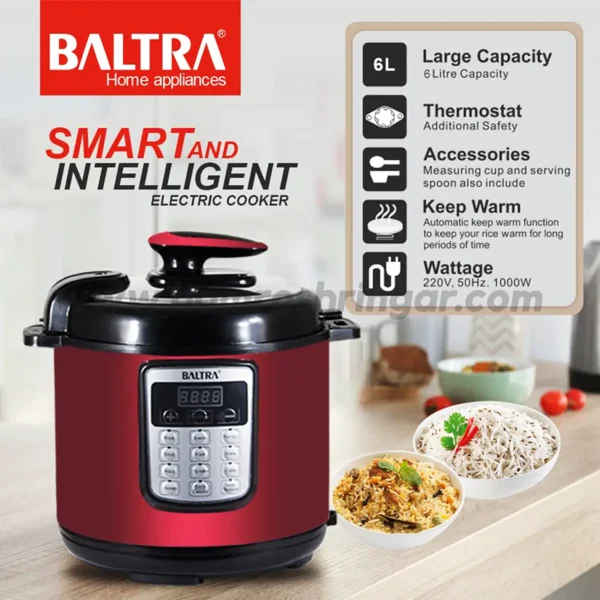 Baltra Swift - BEP 201 Electric Pressure Cooker - Smart and Intelligent