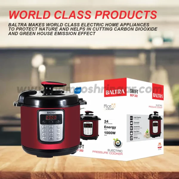 Baltra Swift - BEP 201 Electric Pressure Cooker - World Class Products