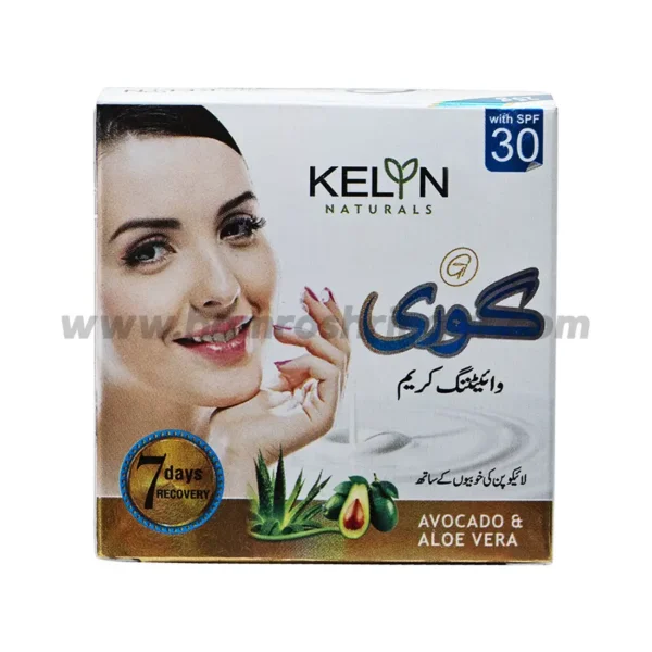 Kelyn Naturals Goree Whitening Cream with spf - 30 - Front View