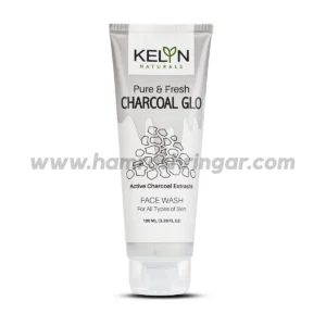 Kelyn Naturals Pure and Fresh Charcoal Glo Face Wash - 100 ml