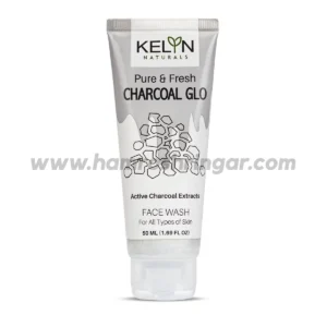 Kelyn Naturals Pure and Fresh Charcoal Glo Face Wash - 50 ml