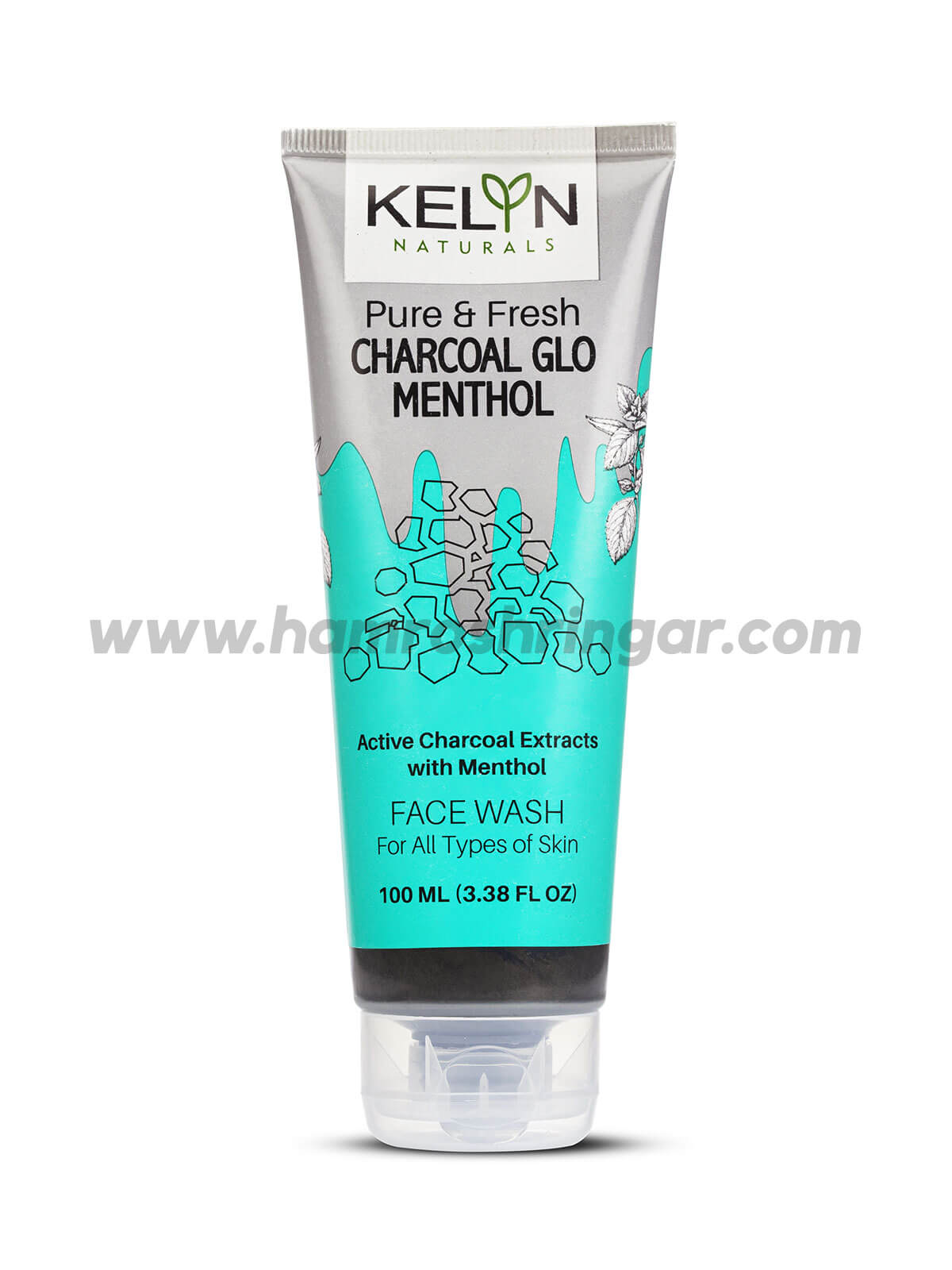 Kelyn Naturals Pure and Fresh Charcoal Glo Menthol Face Wash 100 ml Online Shopping in Nepal