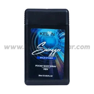 Kelyn Swagger Wild Storm Men Pocket Body Spray - 17 ml