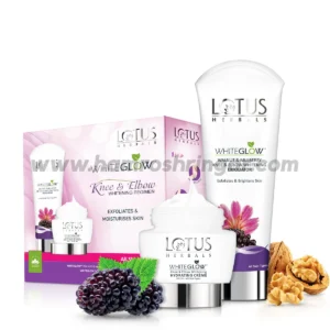 Lotus Herbals Whiteglow Knee & Elbow (Exfoliator & Hydrating Cream) - Kit