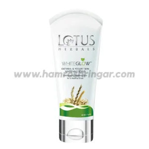 Lotus Herbals Whiteglow Oatmeal and Yogurt Skin Whitening Scrub - 50 gm