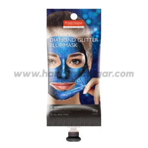 Purederm Galaxy Diamond Glitter Blue Peel Off Mask Spout - 30 gm