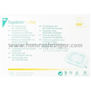 3M™ Tegaderm™ + Pad Film Dressing with Non - Adherent Pad 3586