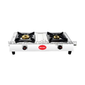 Baltra Bright - BGS 138 Gas Stove - 2 Burner Stainless Steel Body