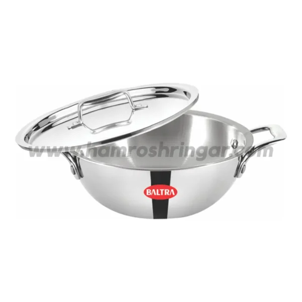 Baltra Triply Stainless Steel Cookware – BTP 201 Kadahi – 22 cm