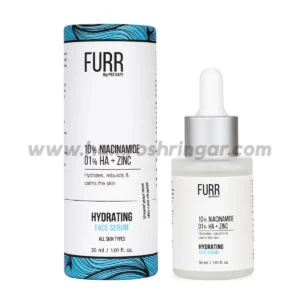 Furr Hydrating Face Serum (10% Niacinamide, 1% Hyaluronic Acid & Zinc) - 30 ml