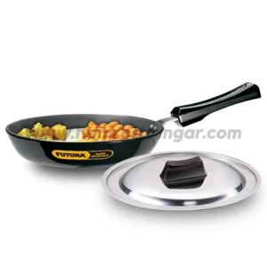 Hawkins - Hard Anodised Frying Pan With Stainless Steel Lid