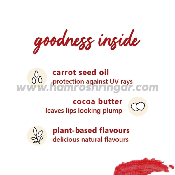 Plum Candy Melts Vegan Lip Balm - Red Velvet Love - Goodness Inside