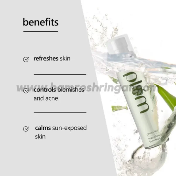 Plum Green Tea Revitalizing Face Mist 100 ml Online Shopping in