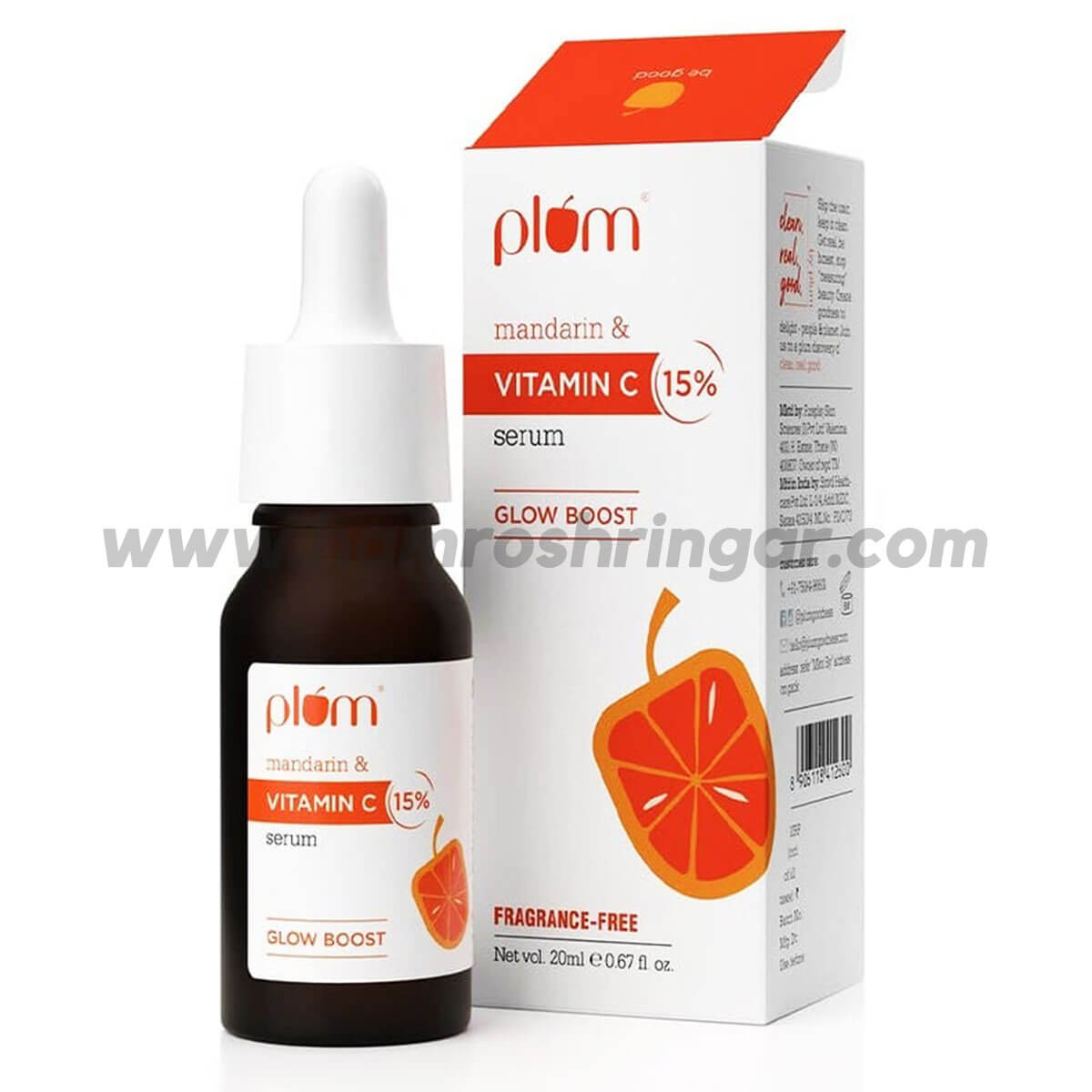 Plum Mandarin & Vitamin C Serum 30 ml Online Shopping in Nepal