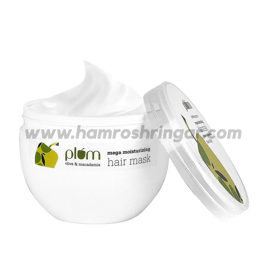 Plum Olive & Macadamia Mega Moisturizing Hair Mask - 250 ml - Online Shopping in Nepal | Shringar Store | Shringar Shop | Cosmetics Store | Cosmetics Shop | Online Store in Nepal Plum Olive & Macadamia Mega Moisturizing Hair Mask - 250 ml - Online Shopping in Nepal | Shringar Store | Shringar Shop | Cosmetics Store | Cosmetics Shop | Online Store in Nepal