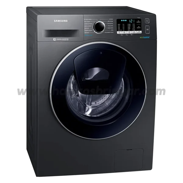 Samsung - 9 kg Front Load Eco Bubble in Dark Grey Color - Right Side View