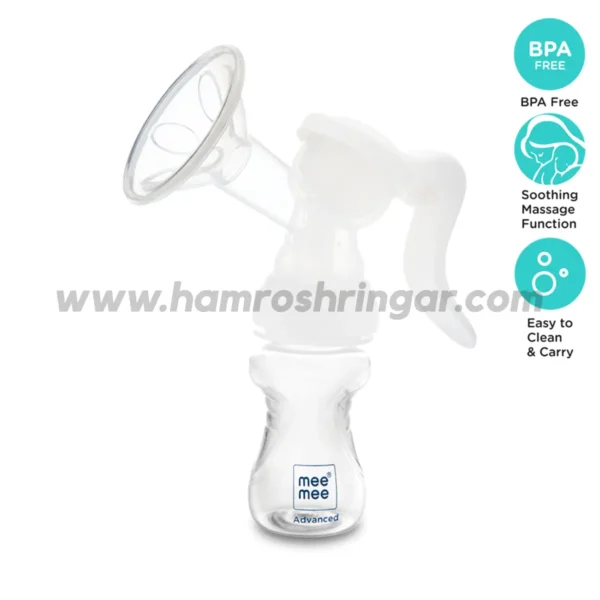 Mee Mee Advanced Manual Breast Pump (with 180* Rotating handle) - Features