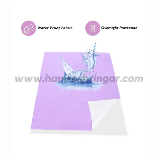 Mee Mee Total Dry and Breathable Mattress Protector Mat (Purple) - Features