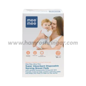 Mee Mee Ultra Thin Super Absorbent Disposable Nursing Breast Pads 20+4 Pads Free (24 Pads)
