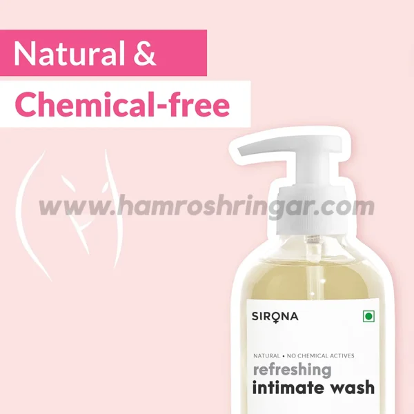Sirona Natural pH balanced Intimate Wash with 5 Magical Herbs & No Chemical Actives - Features