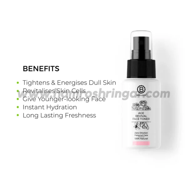 Brillare Age Revival Face Toner for Ageing Skin – Benefits