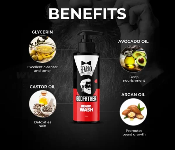 Beardo GodFather Beard Wash - Benefits
