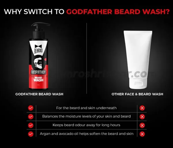 Beardo GodFather Beard Wash - Comparison