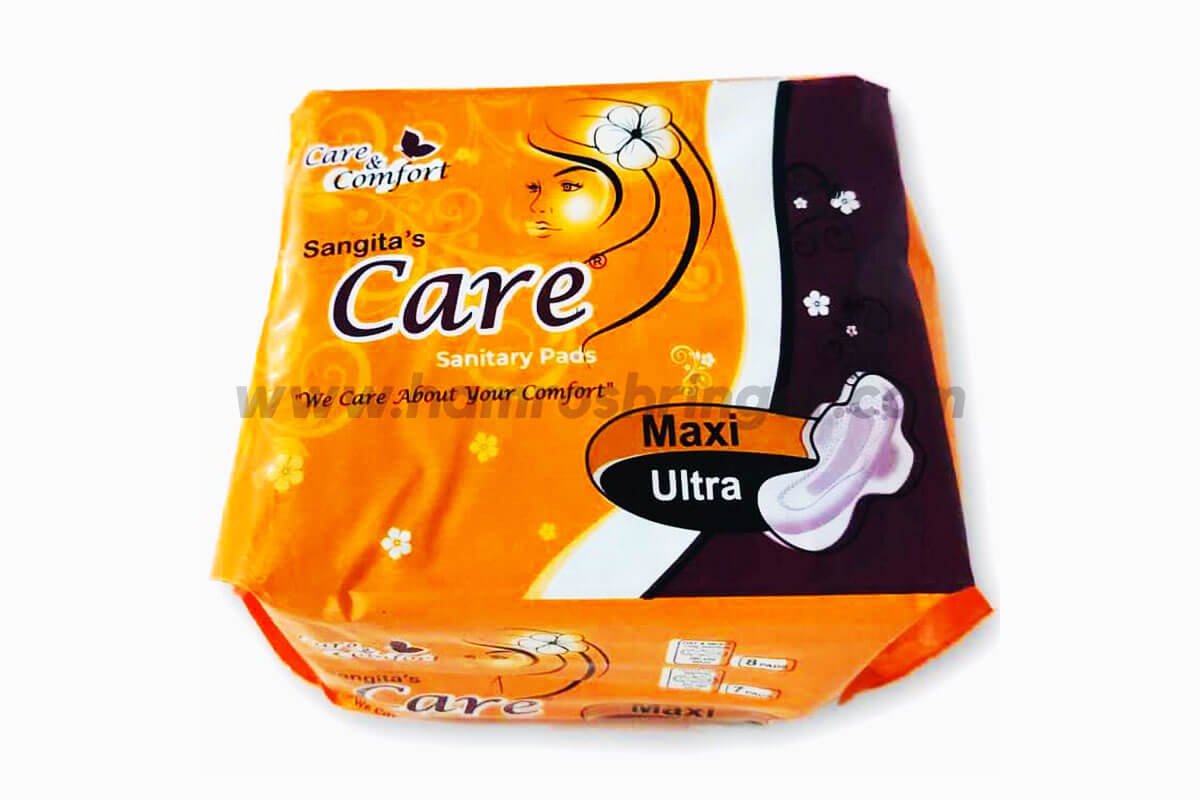 Care & Comfort Sangita's Care Sanitary Pads Maxi Ultra Online Shopping in Nepal Shringar