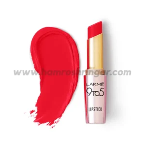 Lakme 9 To 5 Primer + Matte Lipstick (MR1 Red Letter) - 3.6 g