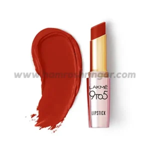 Lakme 9 To 5 Primer + Matte Lipstick (MR3 Red Rust) - 3.6 g
