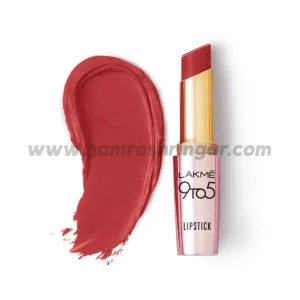 Lakme 9 To 5 Primer + Matte Lipstick (MR4 Roseatte Red) - 3.6 g