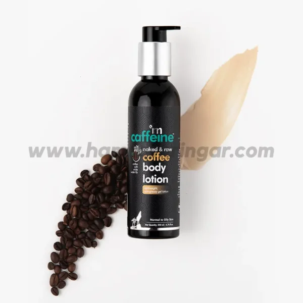 mCaffeine Naked & Raw Coffee Body Lotion - Ingredients