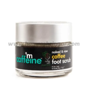 mCaffeine Naked & Raw Coffee Foot Scrub - 50 g