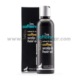 mCaffeine Naked and Raw Coffee Scalp & Hair Oil - 200 ml