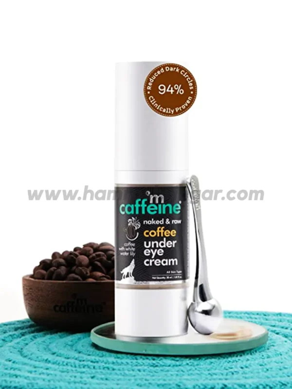 mCaffeine Naked and Raw Coffee Under Eye Cream - Ingredients
