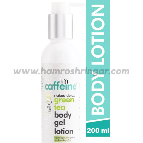 mCaffeine Naked Detox Green Tea Body Gel Lotion - 200 ml