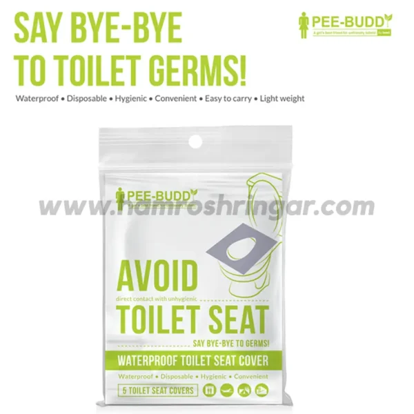 PeeBuddy | Waterproof Toilet Seat Cover - Say Bye to Toilet Germs
