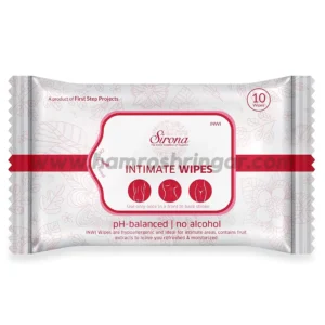 Sirona Intimate Wet Wipes - 10 Wipes (1 Pack - 10 Wipes Each)