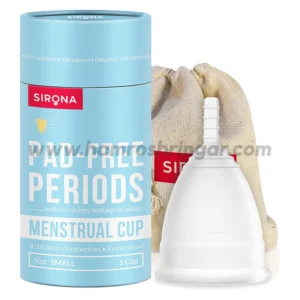 Sirona Reusable Menstrual Cup with Medical Grade Silicone - Small (1 Unit)