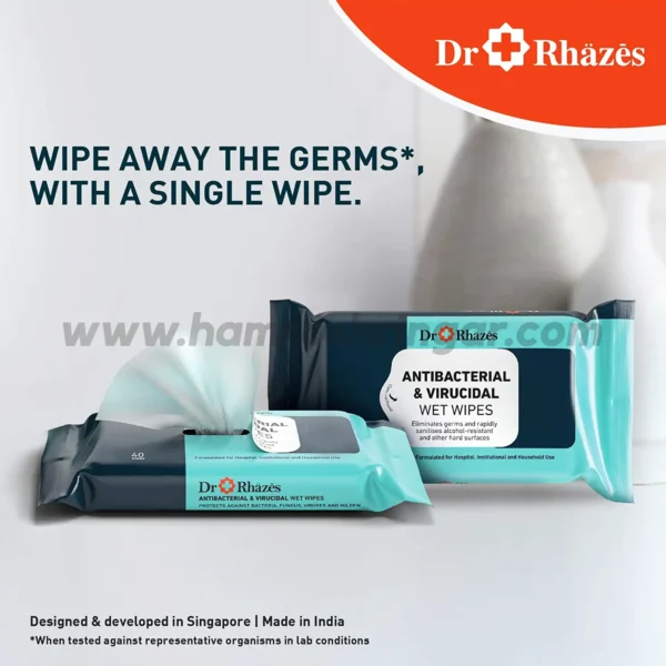 Dr Rhäzēs Anti-Bacterial + Virucidal Wet Wipes - Benefits