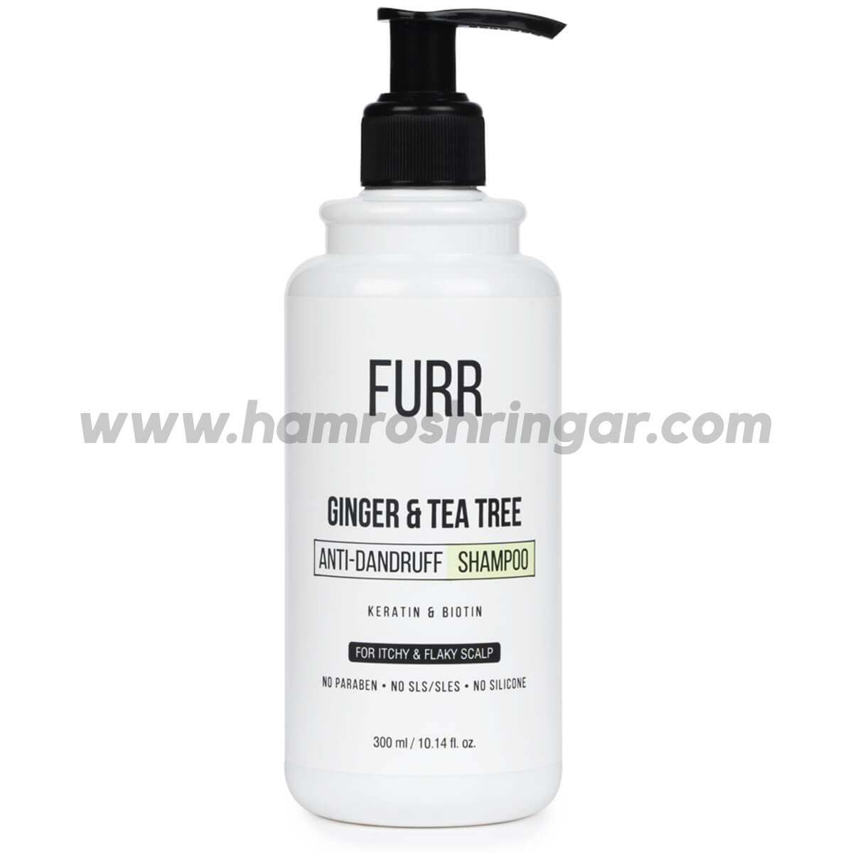 Furr Ginger & Tea Tree Anti Dandruff Shampoo 300 ml Online Shopping in Nepal Shringar