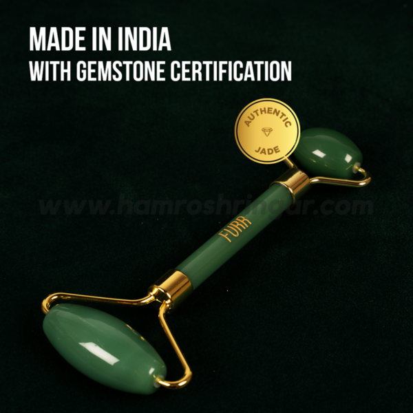 Furr Jade Roller - Gemstone Certification